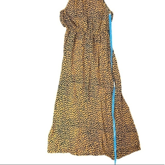 J Crew Animal Print High Neck Maxi Dress NWT sz 4 - Picture 10 of 14